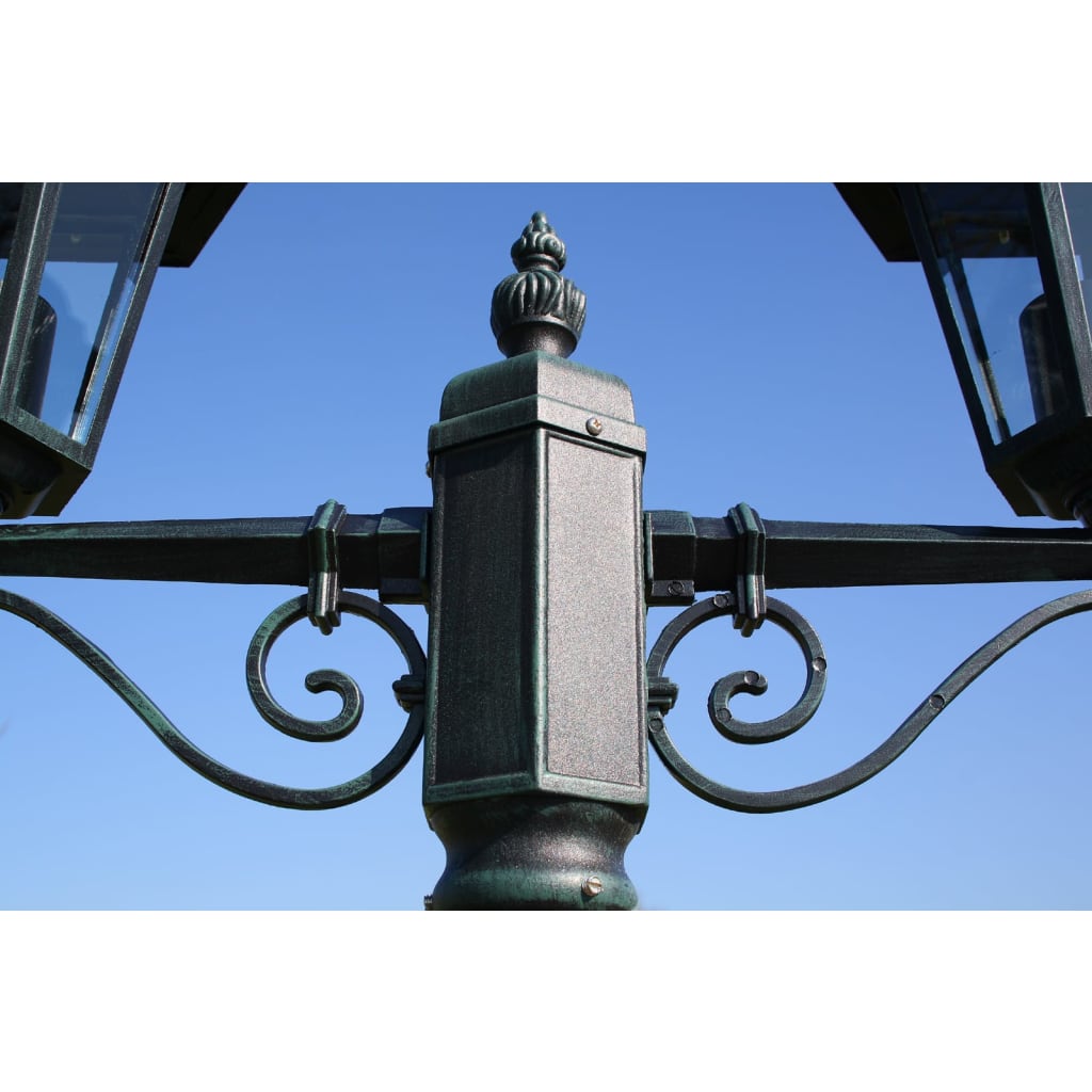Tuinlantaarn Preston 2-Arms 215 Cm Donkergroen