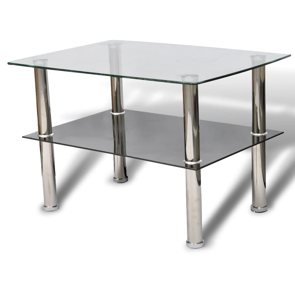 Salontafel Met 2 Lagen Glas