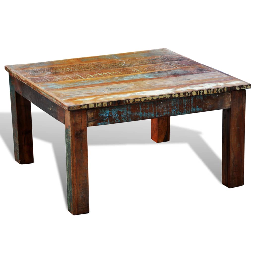 Salontafel Vierkant Gerecycled Hout