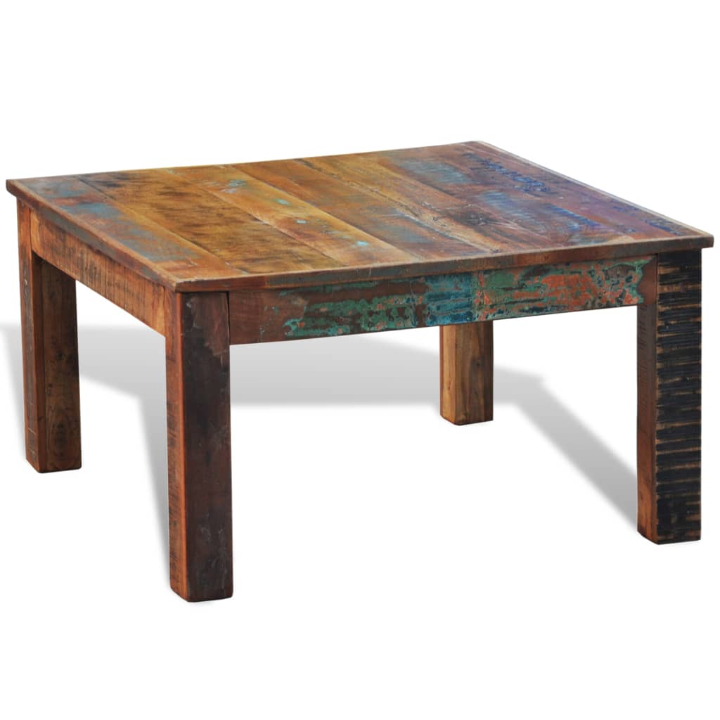 Salontafel Vierkant Gerecycled Hout