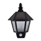 Wandlamp Solar Met Bewegingsensor 2 St Zwart