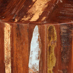 Salontafel Rond Massief Gerecycled Hout