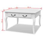 Salontafel Met 4 Lades