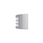 Tuinwandlamp Roestvrij Staal Zilver