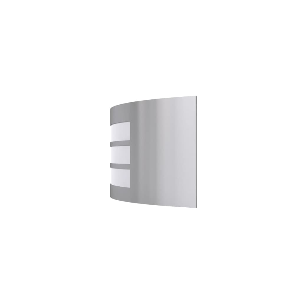 Tuinwandlamp Roestvrij Staal Zilver