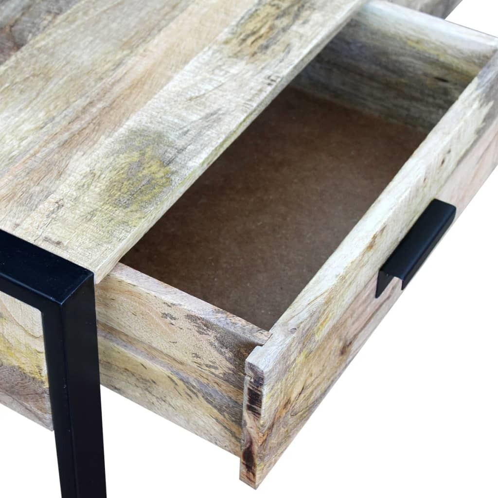 Salontafel Met 2 Lades 100X60X40 Cm Massief Mangohout