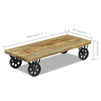 Salontafel 120X60X30 Cm Mangohout