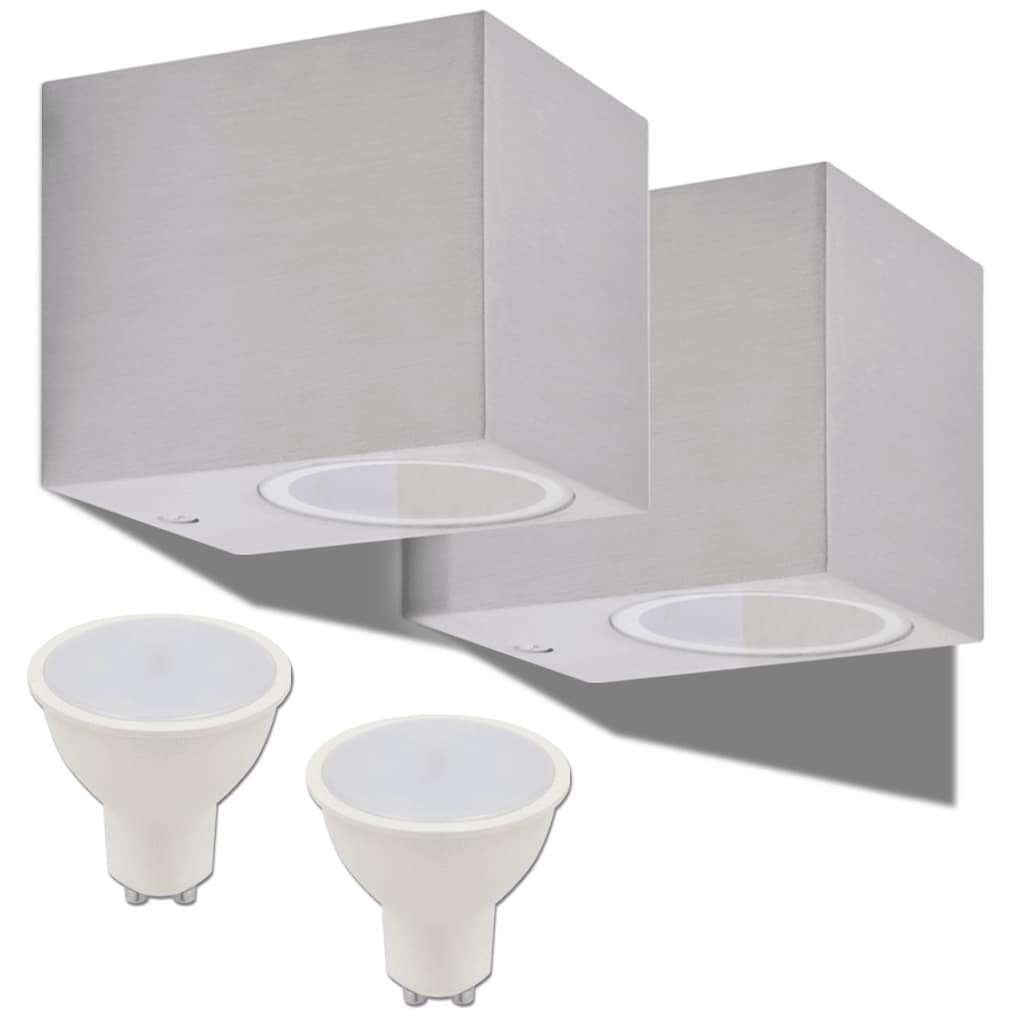 Led-Wandlamp Tuin Neerwaarts 2 St