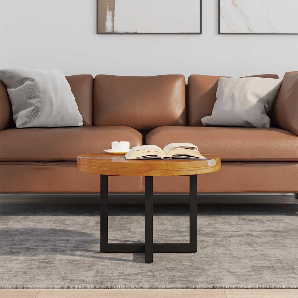 Salontafel Massief Teakhout Hars 60 Cm