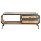 Salontafel 100X50X35 Cm Massief Mangohout