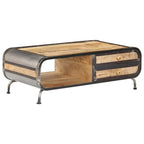 Salontafel 100X50X35 Cm Massief Mangohout