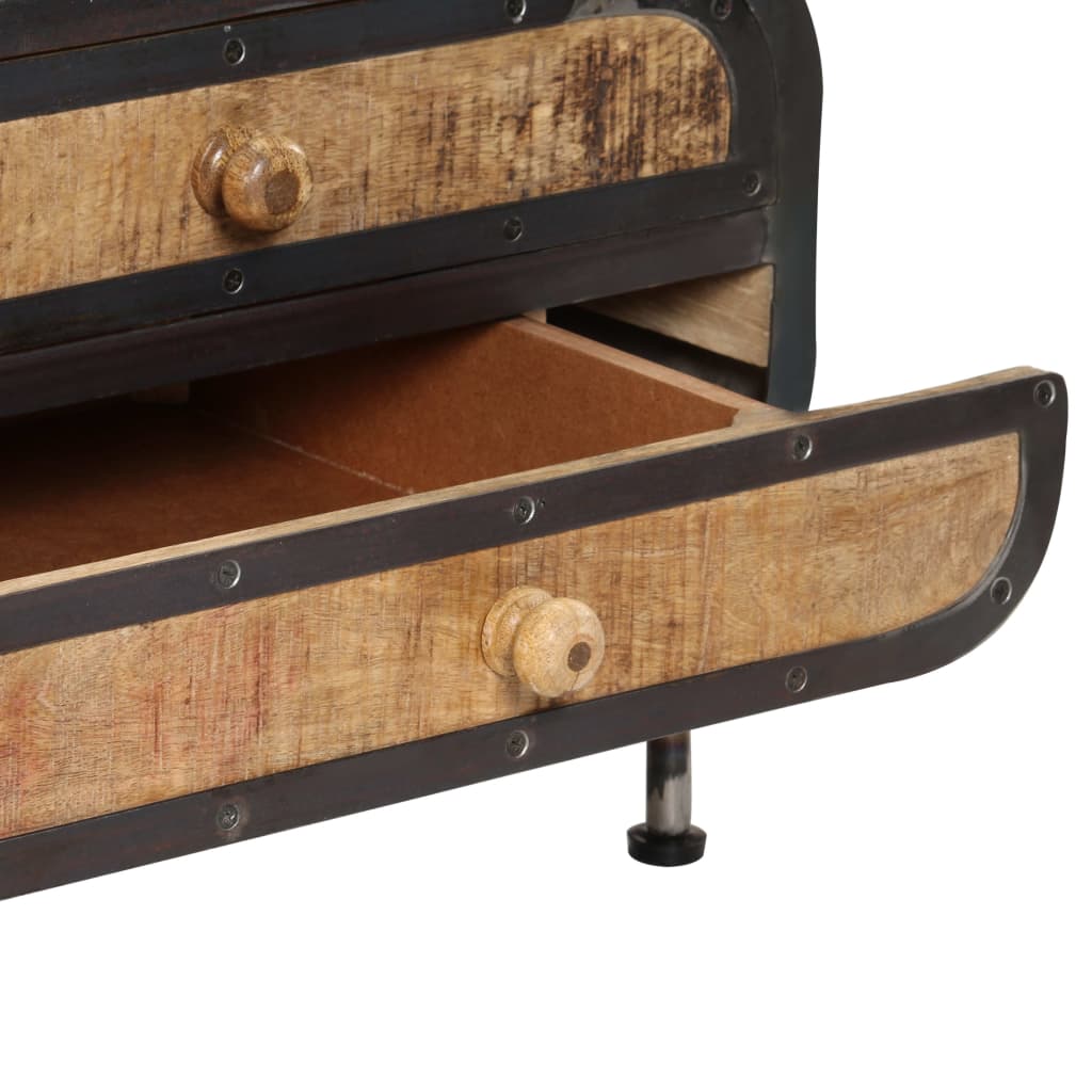 Salontafel 100X50X35 Cm Massief Mangohout