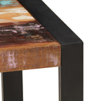 Salontafel 120X60X40 Cm Massief Gerecycled Hout Zwart