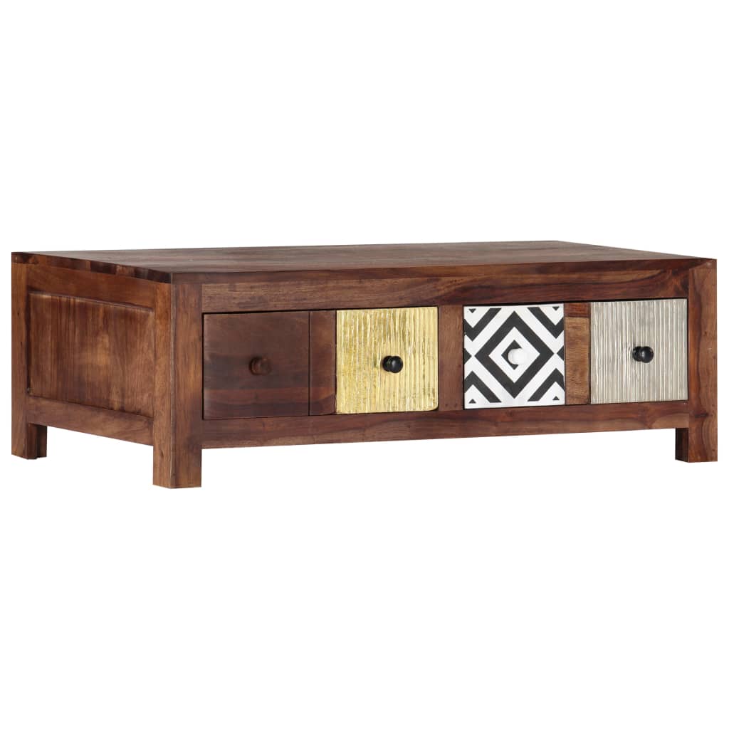 Salontafel 90X50X30 Cm Massief Acaciahout