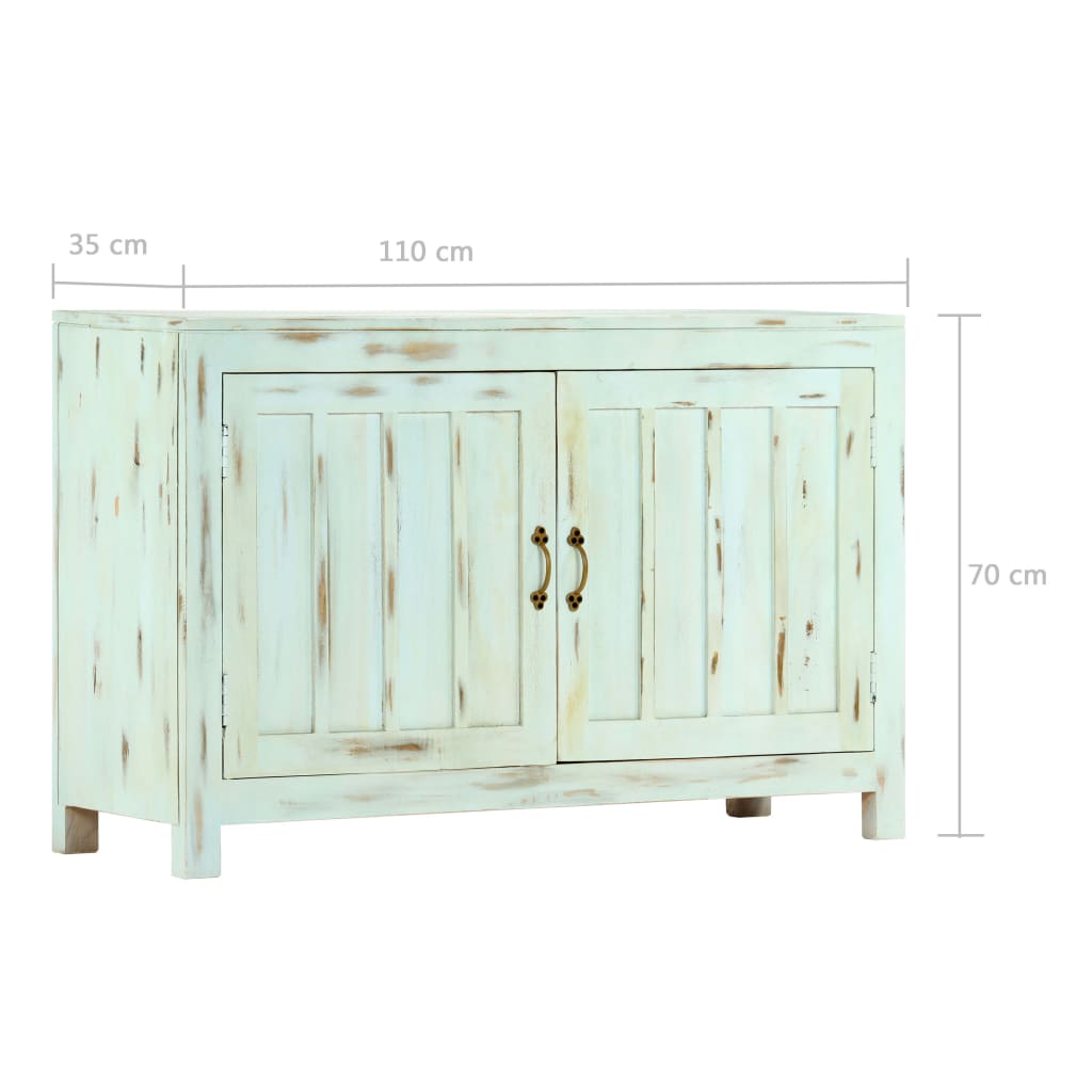 Dressoir 110X35X70 Cm Massief Mangohout