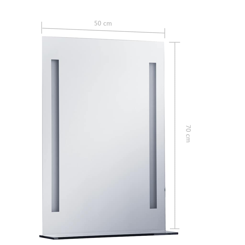 Badkamerspiegel Led Met Schap