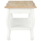 Salontafel 87,5X42X44 Cm Massief Grenenhout En Bruin