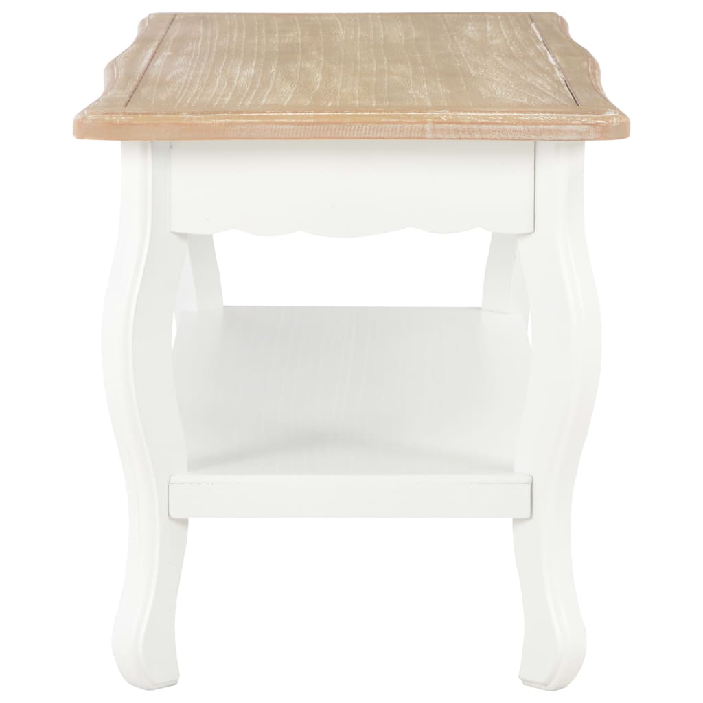 Salontafel 87,5X42X44 Cm Massief Grenenhout En Bruin