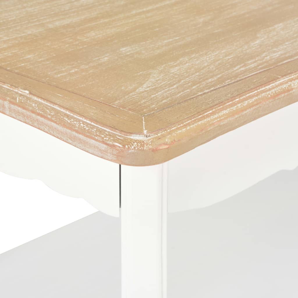Salontafel 87,5X42X44 Cm Massief Grenenhout En Bruin