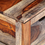Salontafel 100X50X30 Cm Massief Acaciahout Grijs