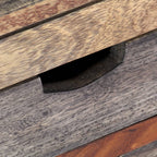 Salontafel 100X50X30 Cm Massief Acaciahout Grijs