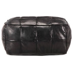 Poef 60X60X30 Cm Echt Geitenleer