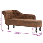 Chaise Longue Kunstsuède