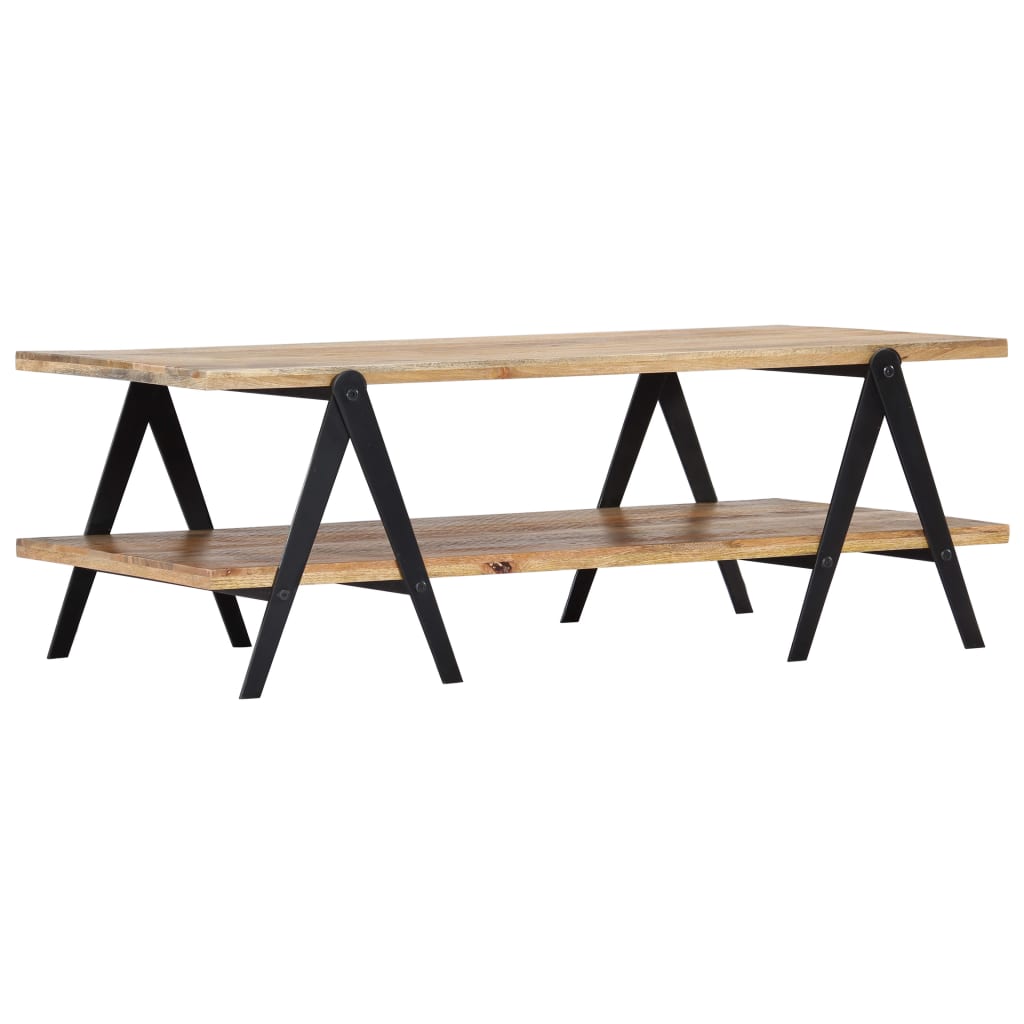 Salontafel 115X60X40 Cm Massief Mangohout