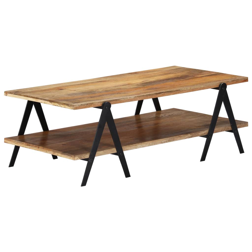 Salontafel 115X60X40 Cm Massief Mangohout