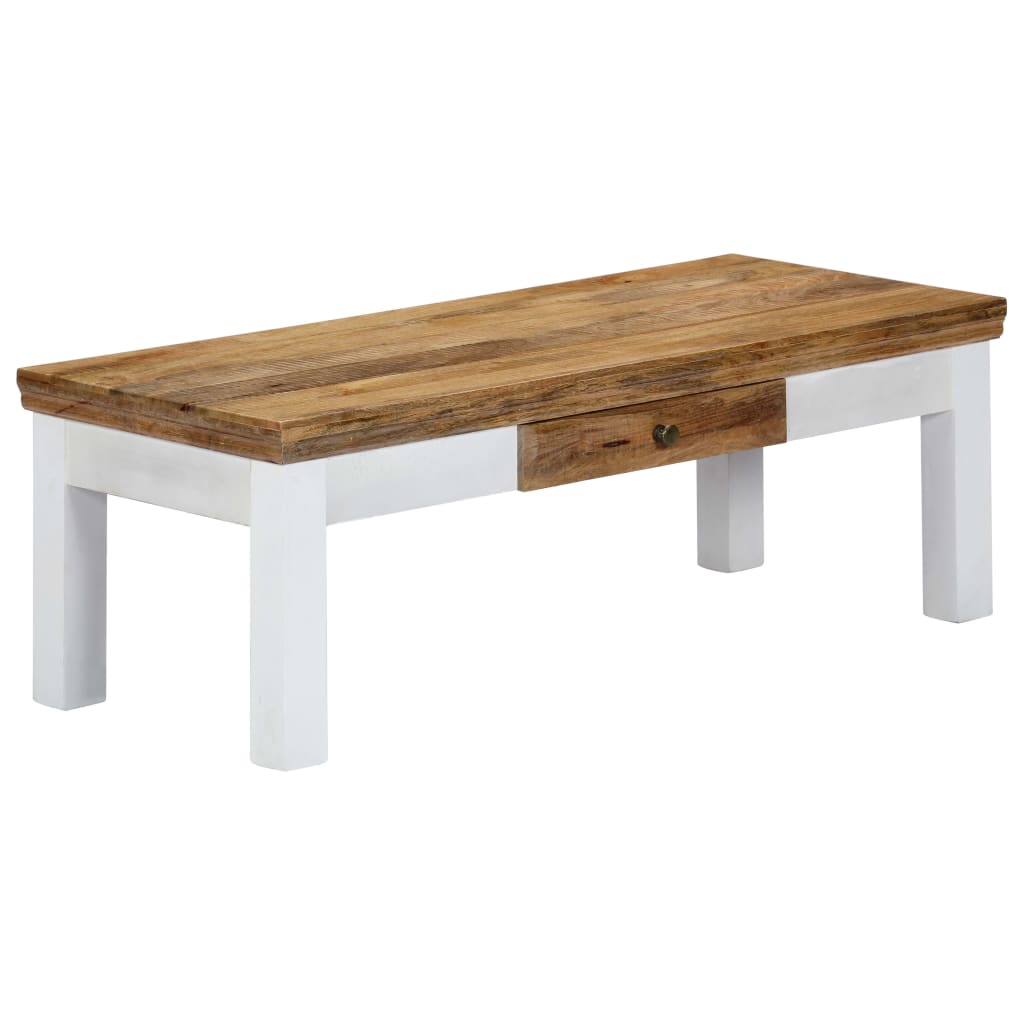 Salontafel 110X50X40 Cm Massief Mangohout