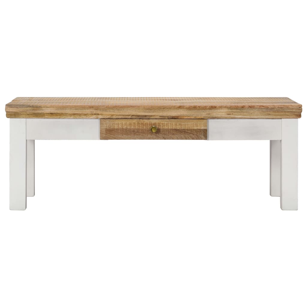 Salontafel 110X50X40 Cm Massief Mangohout