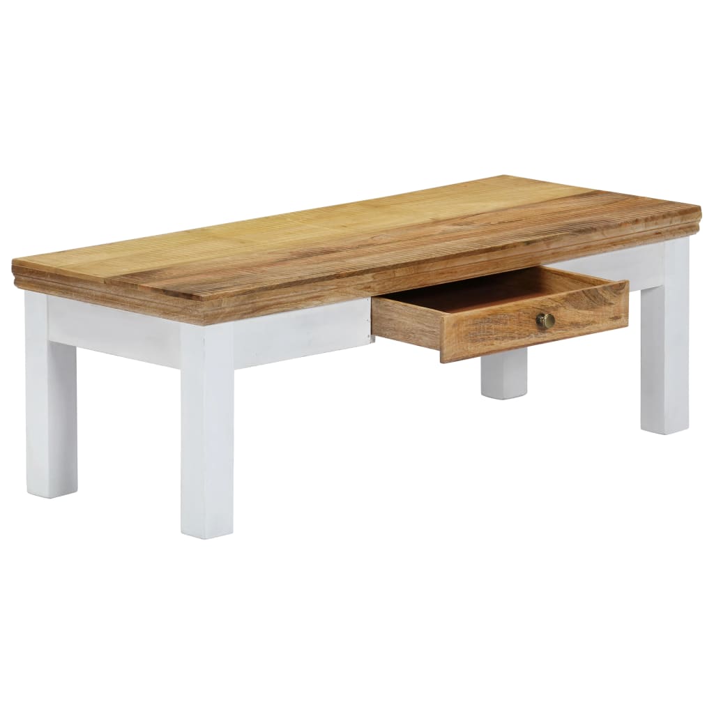 Salontafel 110X50X40 Cm Massief Mangohout