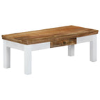Salontafel 110X50X40 Cm Massief Mangohout