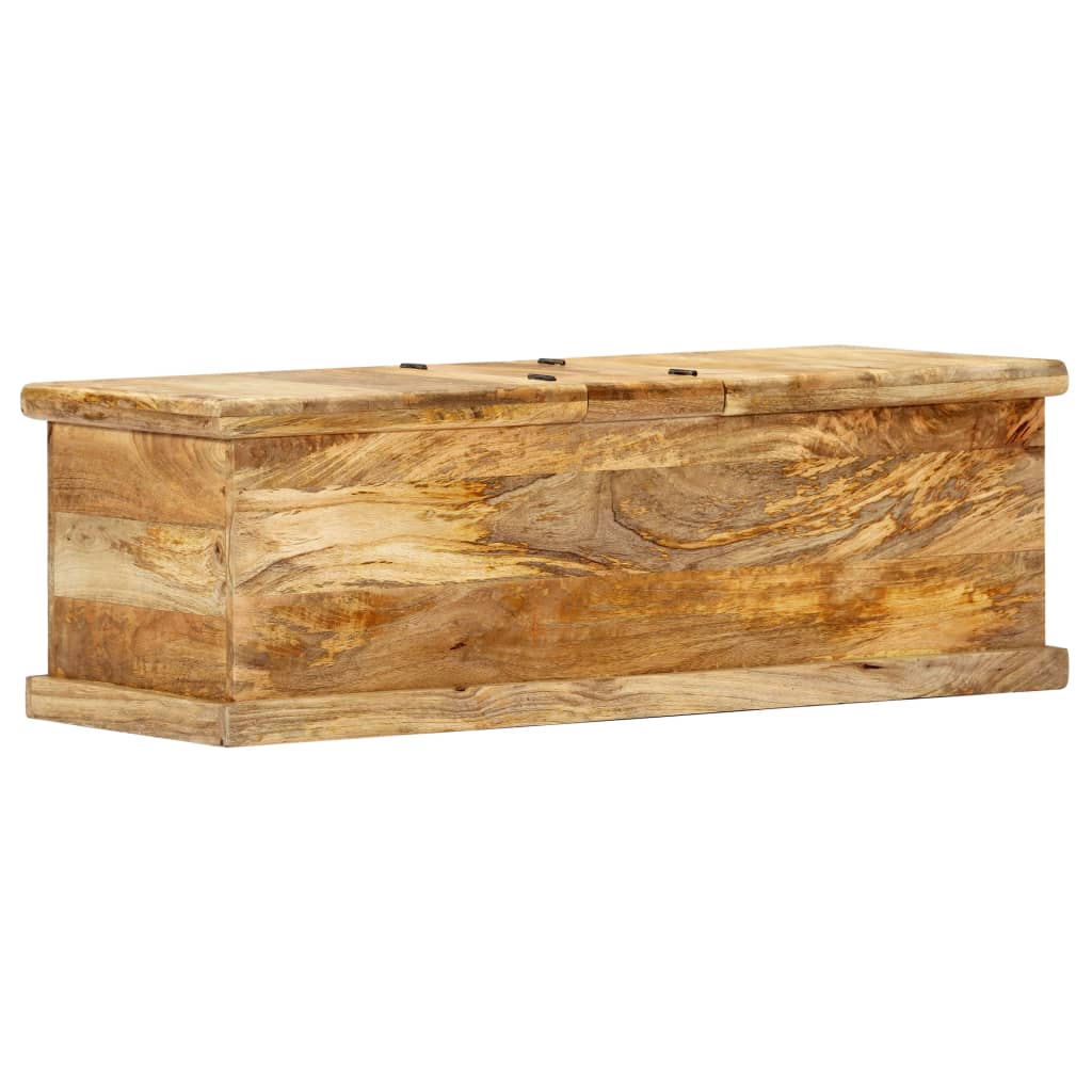 Salontafel 100X50X35 Cm Massief Mangohout Multikleur