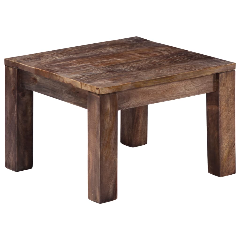 Salontafel 50X50X35 Cm Massief Mangohout Bruin