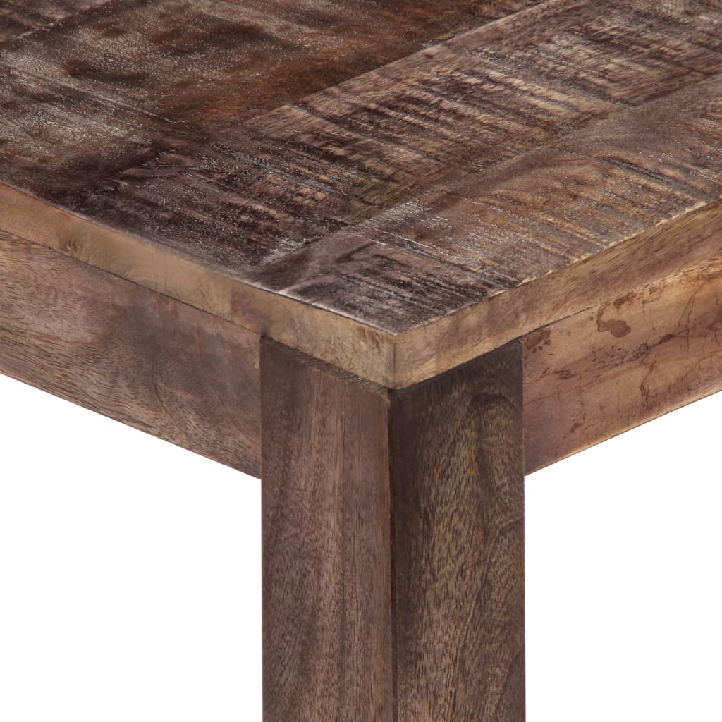 Salontafel 50X50X35 Cm Massief Mangohout Bruin