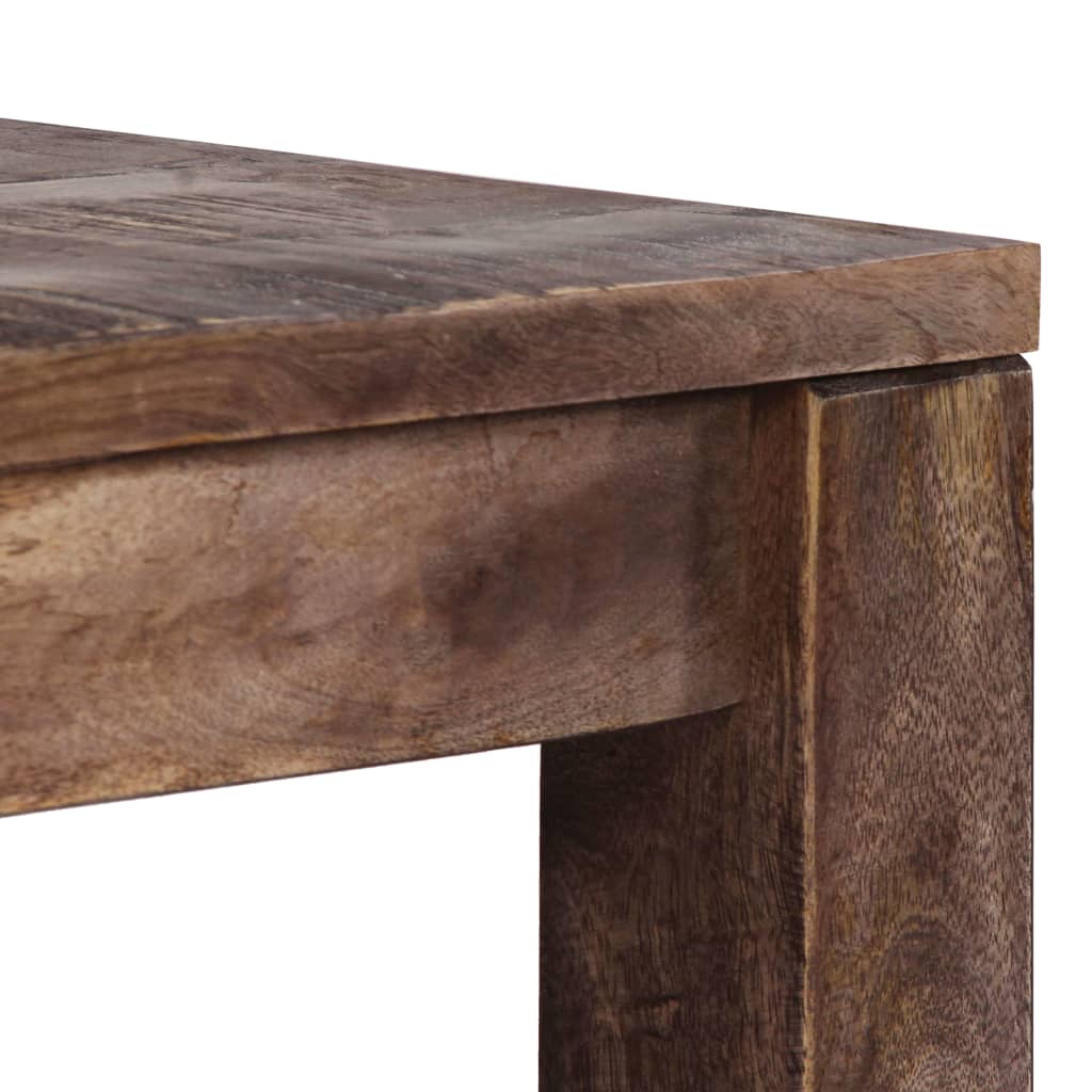 Salontafel 50X50X35 Cm Massief Mangohout Bruin