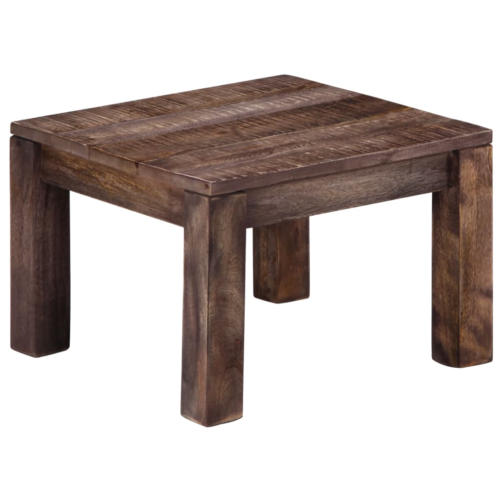 Salontafel 50X50X35 Cm Massief Mangohout Bruin
