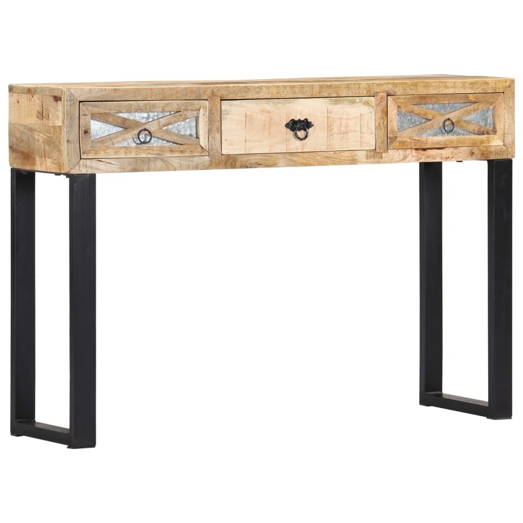 Wandtafel 110X30X76 Cm Massief Mangohout