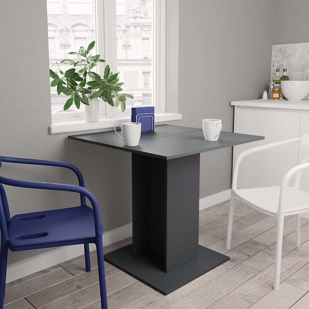 Eettafel 80X80X75 Cm Bewerkt Hout