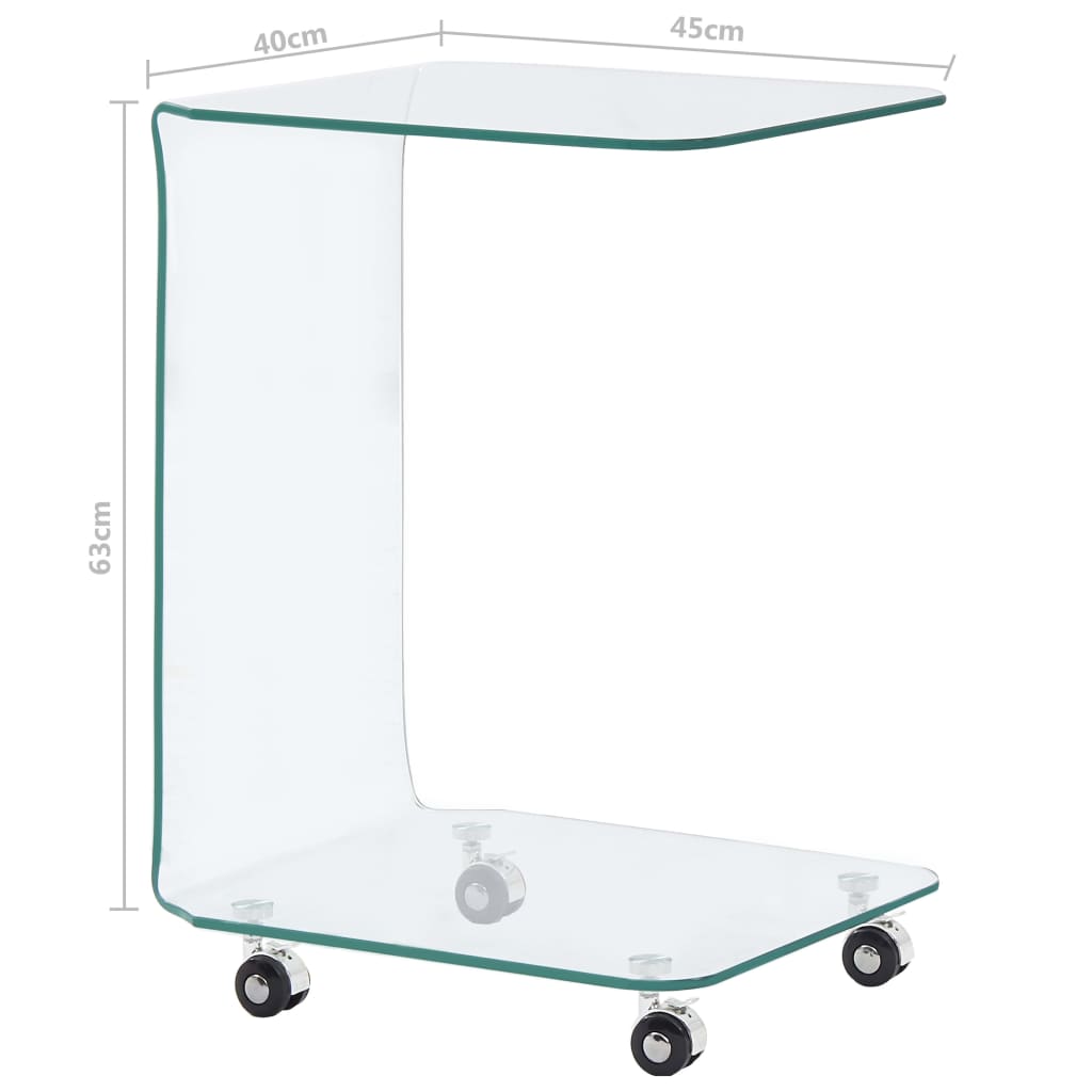 Salontafel 45X40X Gehard Glas