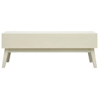 Salontafel Met 2 Lades 110X50X40 Cm Bewerkt Hout Grijs