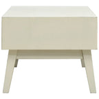 Salontafel Met 2 Lades 110X50X40 Cm Bewerkt Hout Grijs