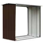 Haardhoutschuur 172X91X154 Cm Gegalvaniseerd Staal