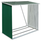 Haardhoutschuur 163X83X154 Cm Gegalvaniseerd Staal