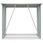 Haardhoutschuur 163X83X154 Cm Gegalvaniseerd Staal