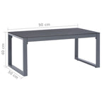 Salontafel 90X50X40 Cm Aluminium
