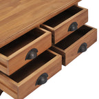 Salontafel 68X68X30 Cm Massief Teakhout