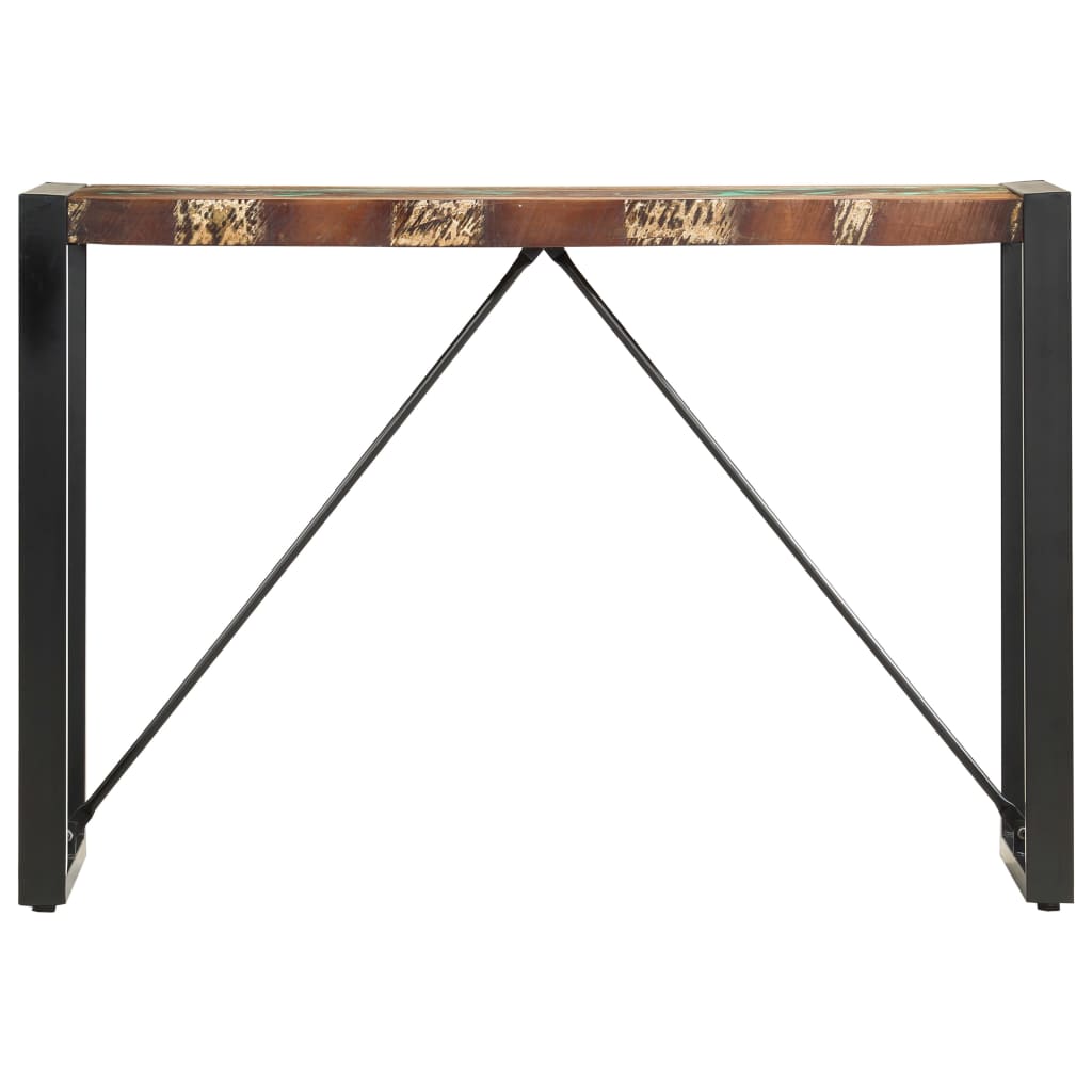 Wandtafel 110X35X76 Cm Massief Gerecycled Hout
