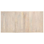 Eettafel 180X90X76 Cm Massief Gebleekt Mangohout